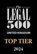 The Legal 500 — UK Top Tier Firm 2024